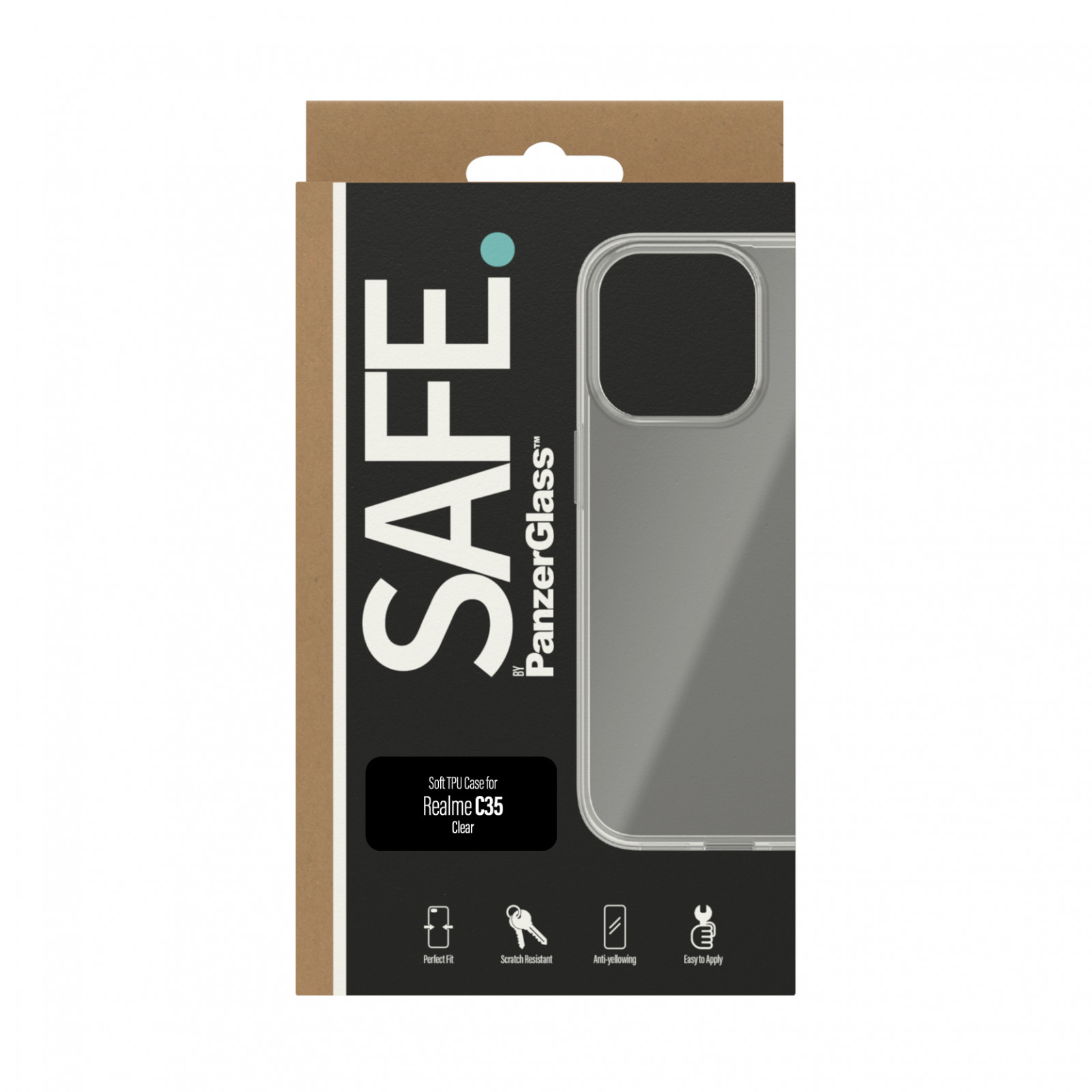Гръб Safe Case за Realme C35 - Прозрачен