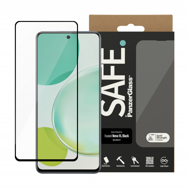 Стъклен протектор Safe за Huawei Nova 11i , CaseFr...