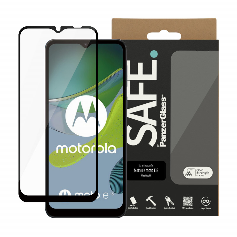 Стъклен протектор Safe за Motorola Moto E13 , UWF...