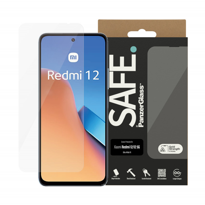 Стъклен протектор Safe за Xiaomi Redmi 12 /12 5G CF