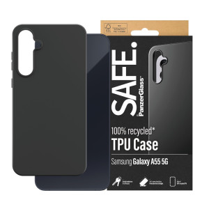 Гръб Safe за Samsung Galaxy A55 5 G, TPU, Черен...