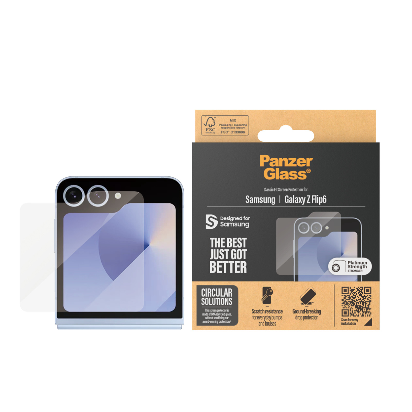 Стъклен протектор PanzerGlass за Samsung Galaxy Z Flip 6 5G