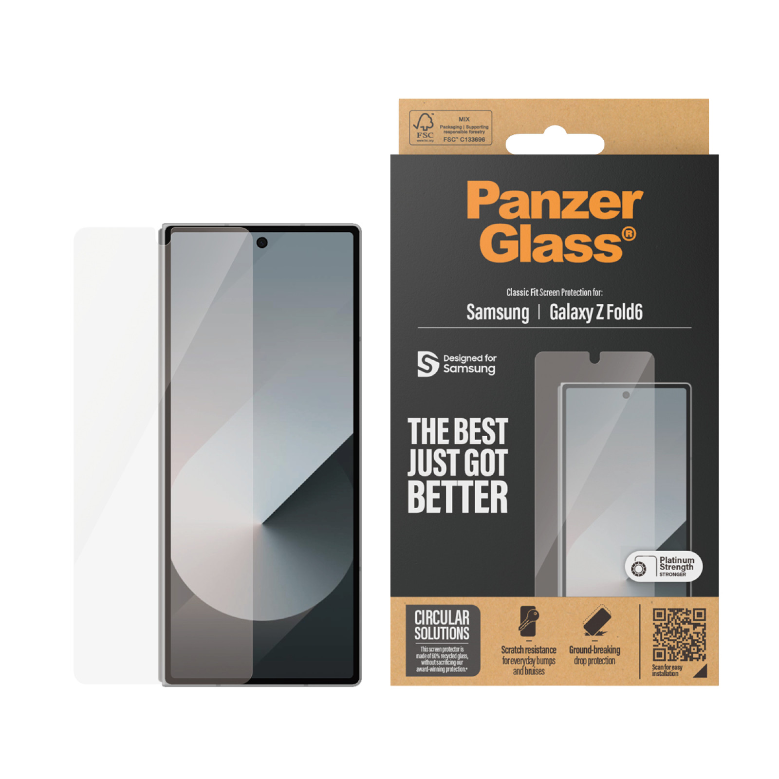 Стъклен протектор PanzerGlass за Samsung Galaxy Z Fold 6 5G