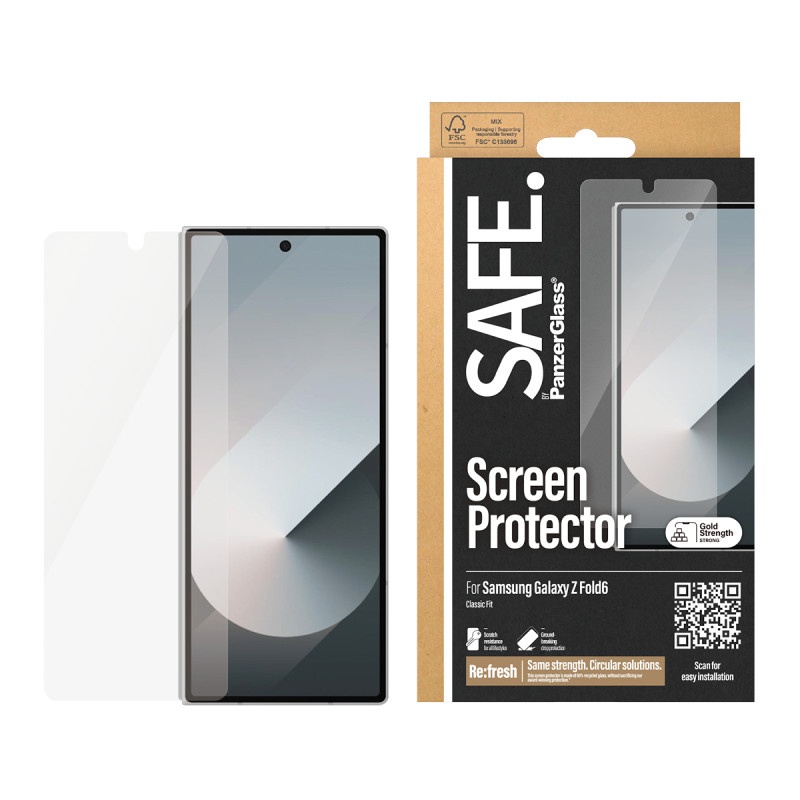 Стъклен протектор Safe за Samsung Galaxy Z Fold 6 ...