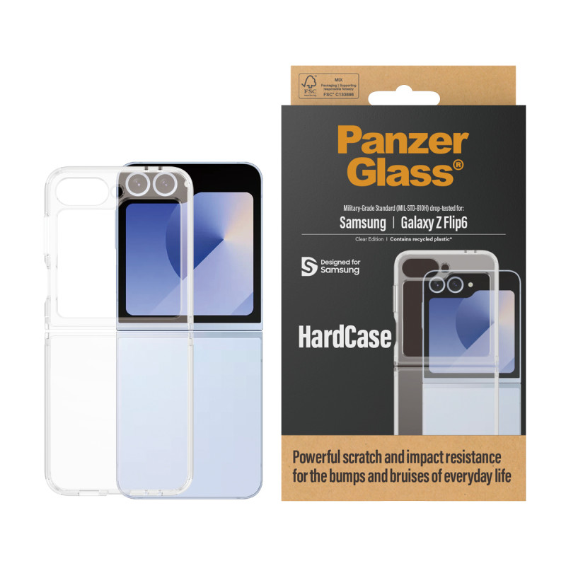 Гръб PanzerGlass за Samsung Galaxy Z Flip 6, Hardcase,Прозрачен