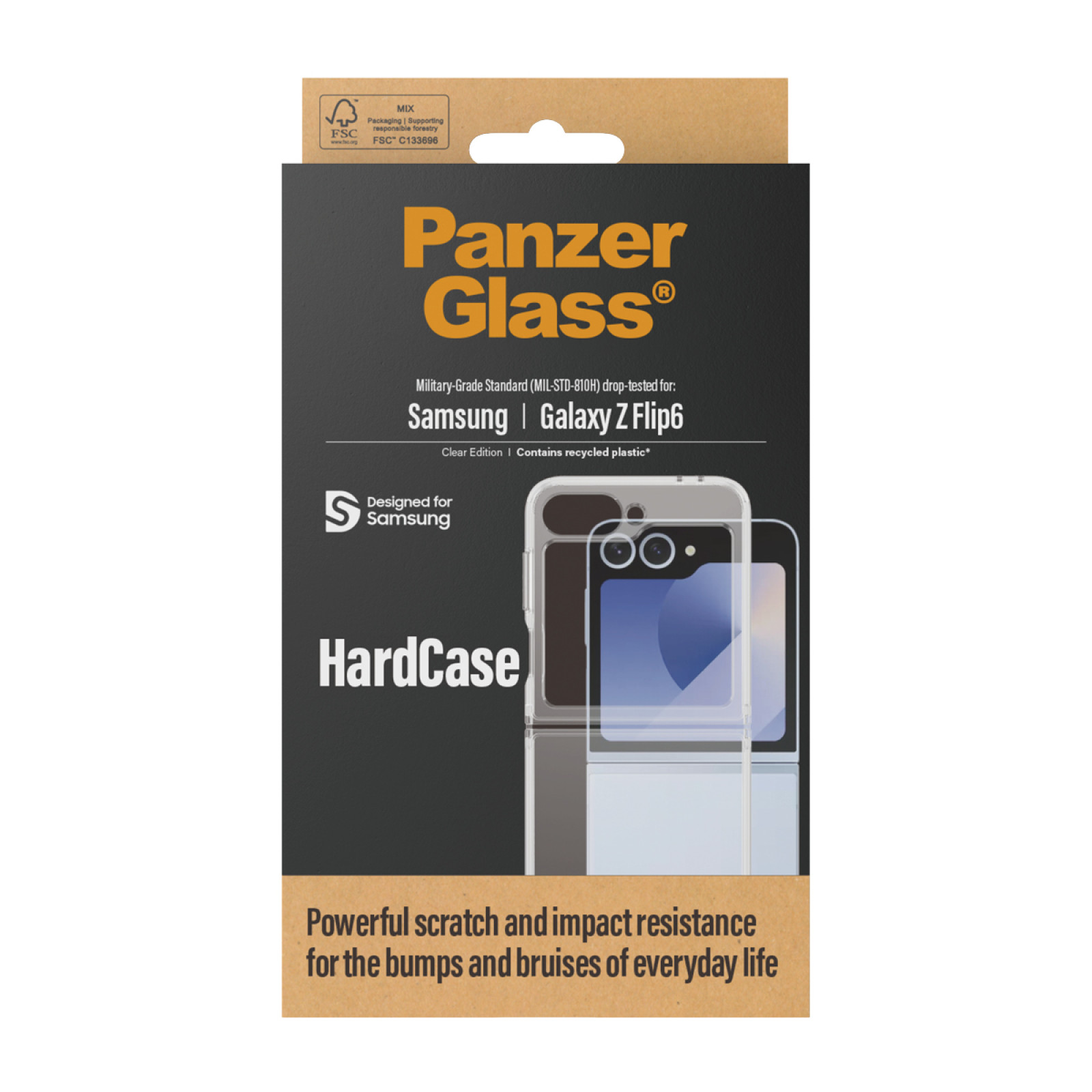 Гръб PanzerGlass за Samsung Galaxy Z Flip 6, Hardcase,Прозрачен