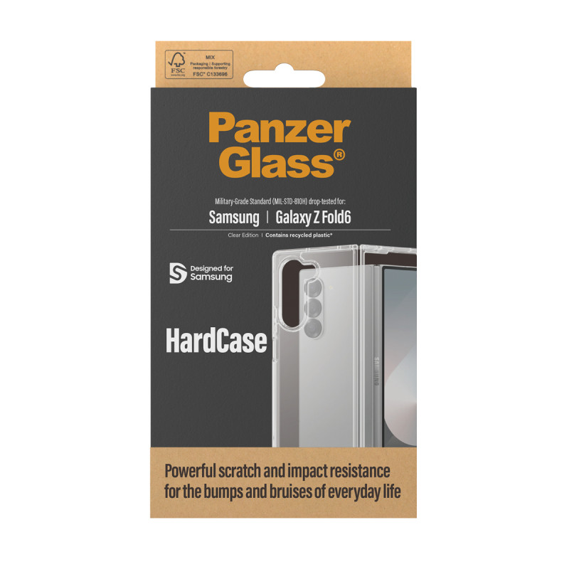 Гръб PanzerGlass за Samsung Galaxy Z Fold 6, Hardcase,Прозрачен