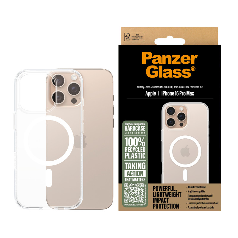 Гръб PanzerGlass HardCase за iPhone 16 Pro Max , W...