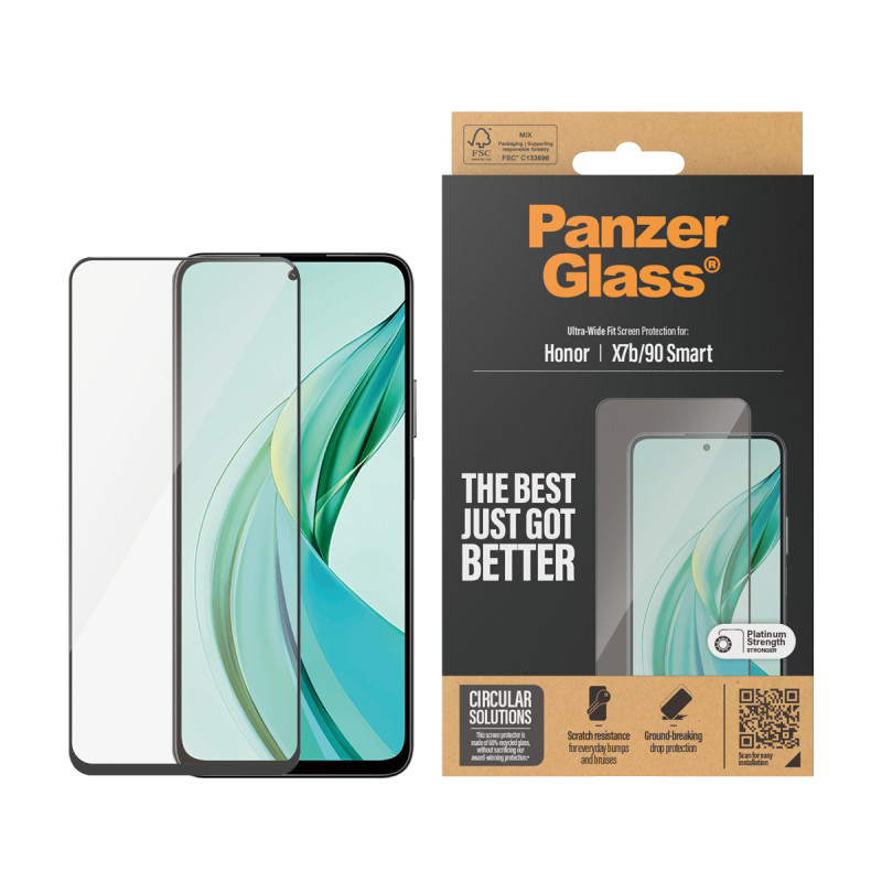 Стъклен протектор PanzerGlass за Honor X7b/90 smart, UWF