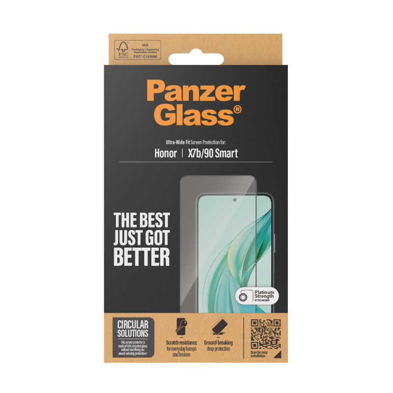 Стъклен протектор PanzerGlass за Honor X7b/90 smart, UWF