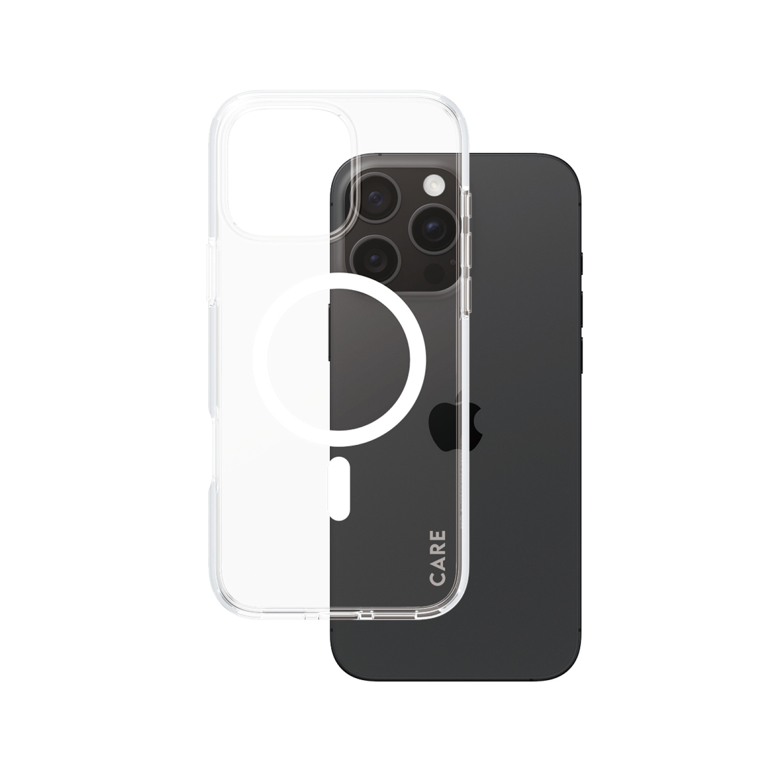 Гръб CARE by PanzerGlass за iPhone 16 Pro Max, Flagship Case Urban Combat White MagSafe