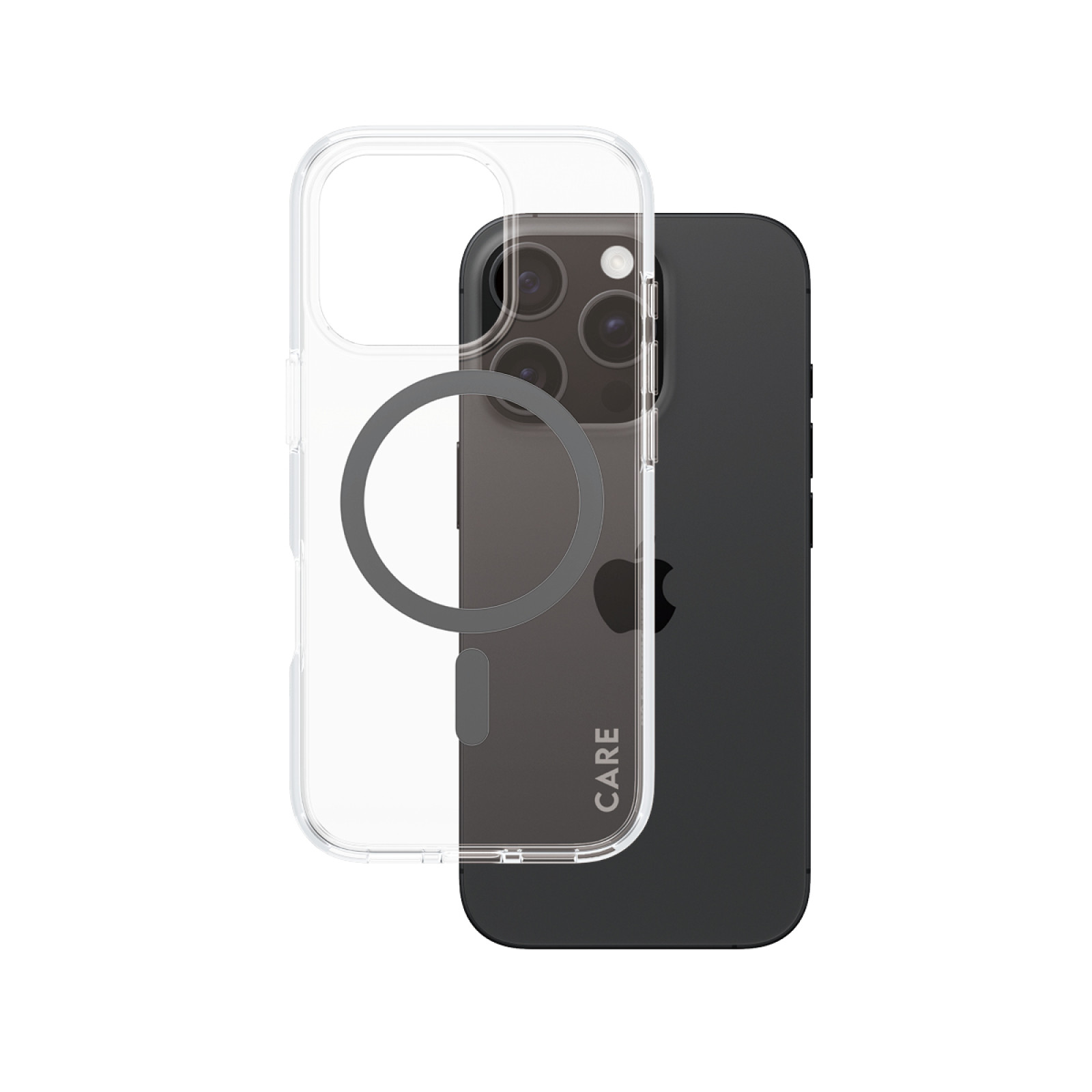 Гръб CARE by PanzerGlass за iPhone 16 Pro, Flagship Case Urban Combat w. Black MagSafe