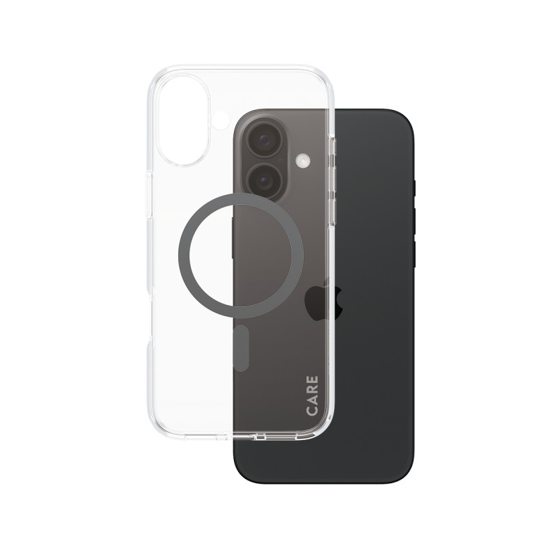 Гръб CARE by PanzerGlass за iPhone 16 Plus, Flagship Case Urban Combat w. Black MagSafe