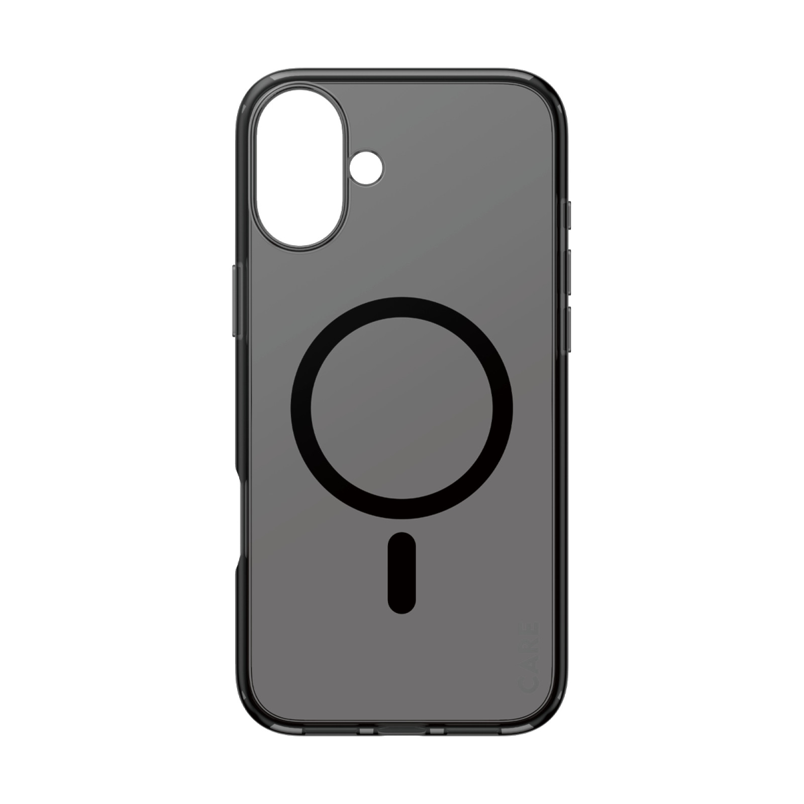 Гръб CARE by PanzerGlass за iPhone 16 Plus,  Flagship, Smokey, Urban Combat, Black MagSafe