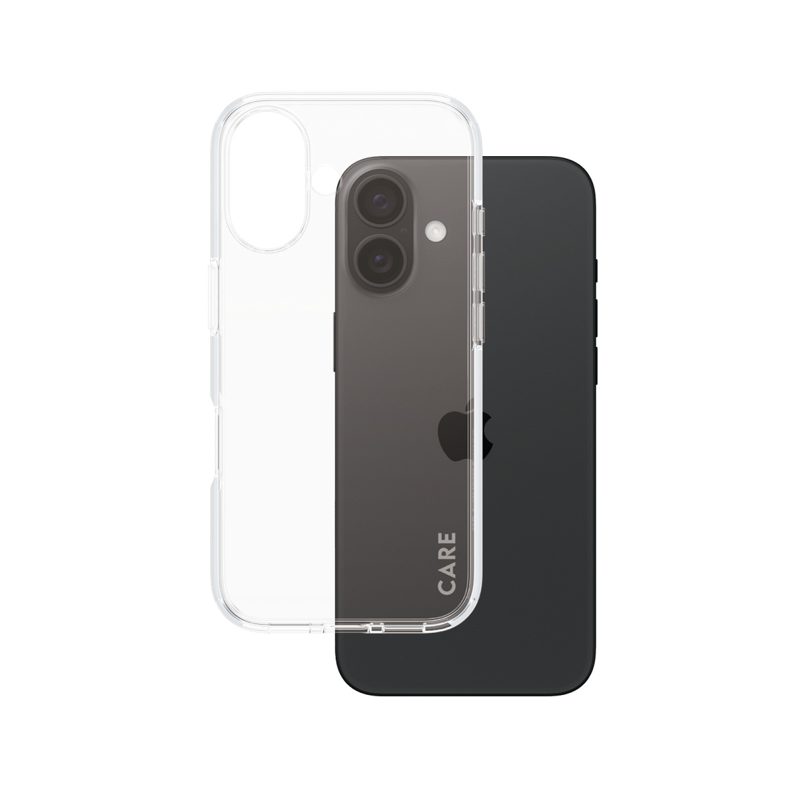 Гръб CARE by PanzerGlass за iPhone 16, Flagship Case Urban Combat Clear Frame