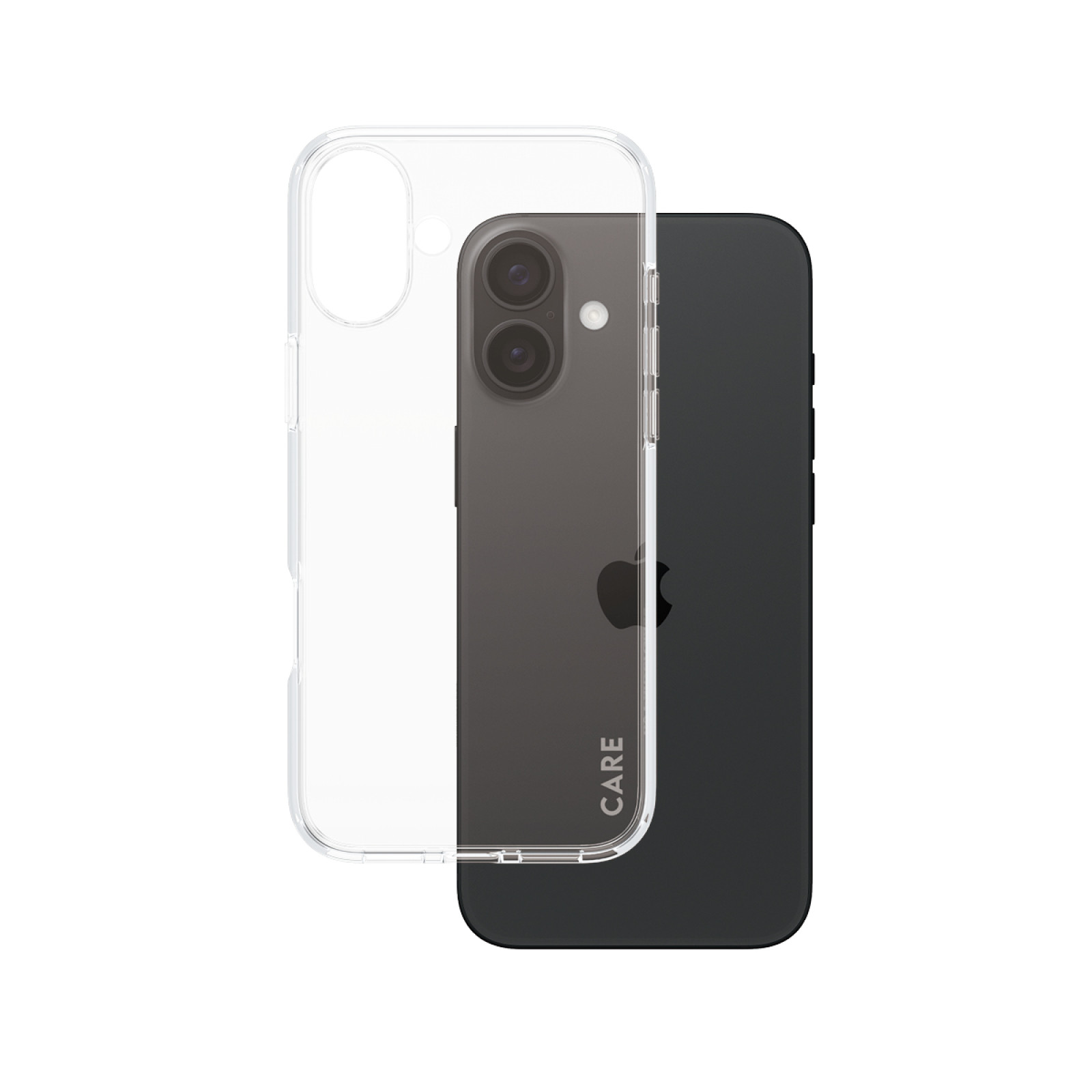 Гръб CARE by PanzerGlass за iPhone 16 Plus, Flagship Case Urban Combat Clear Frame