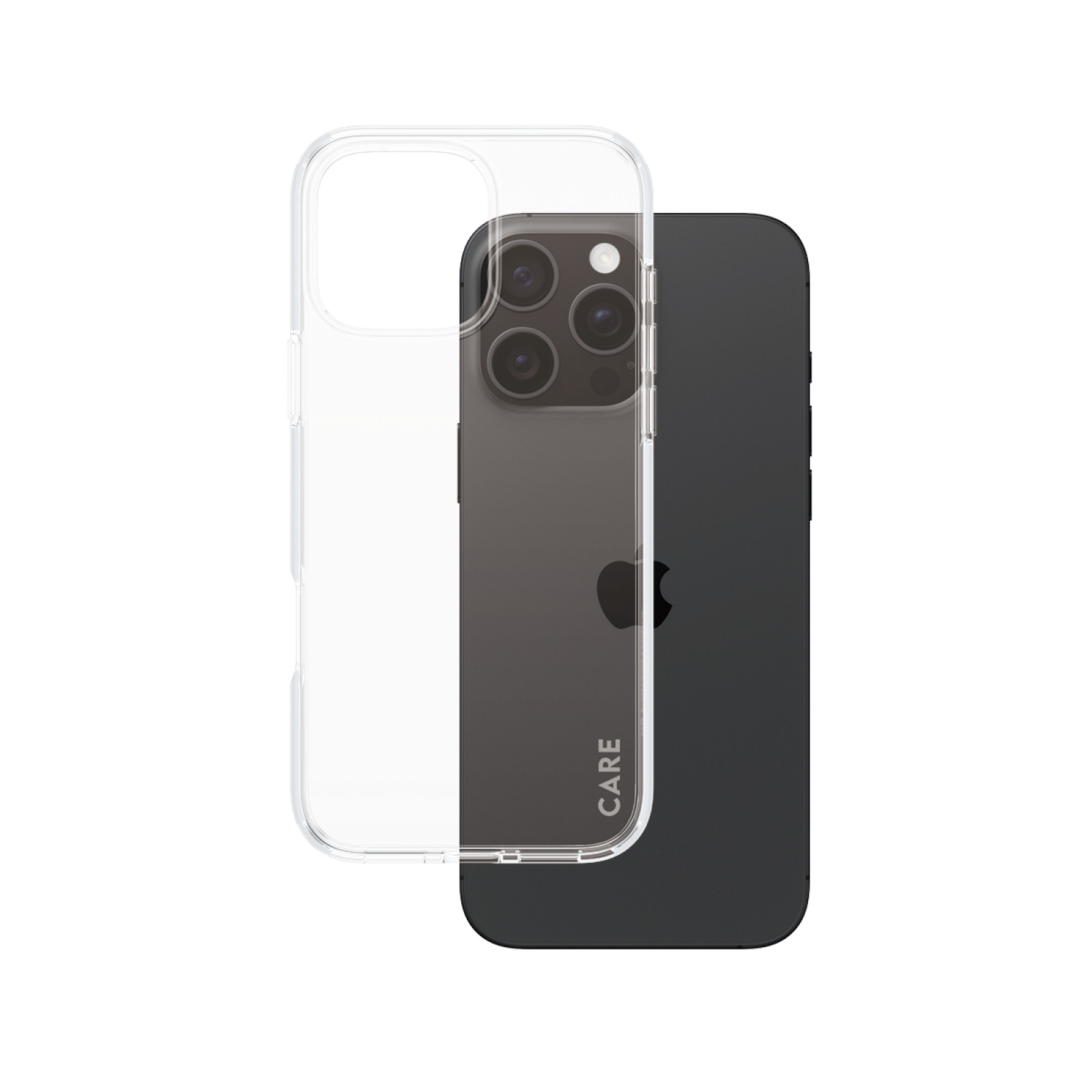 Гръб CARE by PanzerGlass за iPhone 16 Pro Max, Flagship Case Urban Combat Clear Frame