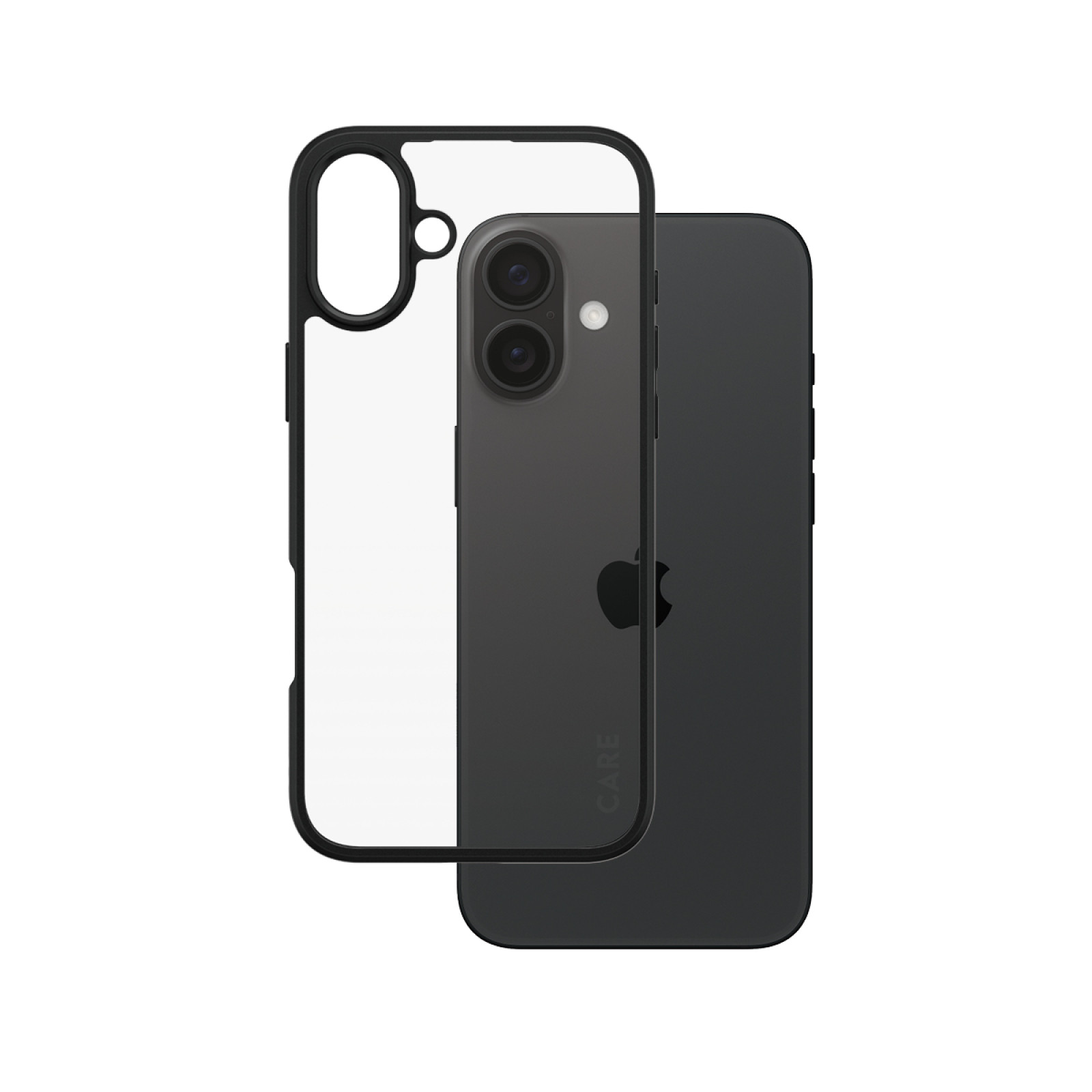 Гръб CARE by PanzerGlass за iPhone 16 Plus, Flagship Case Urban Combat Black Frame