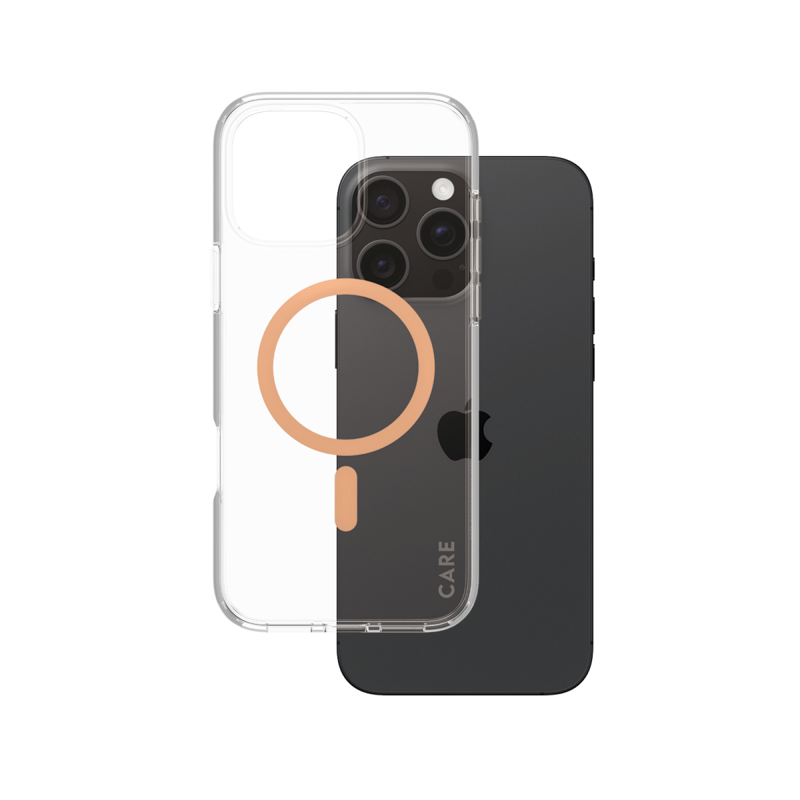 Гръб CARE by PanzerGlass за iPhone 16 Pro Max, Flagship Case Urban Combat w. Peachy MagSafe