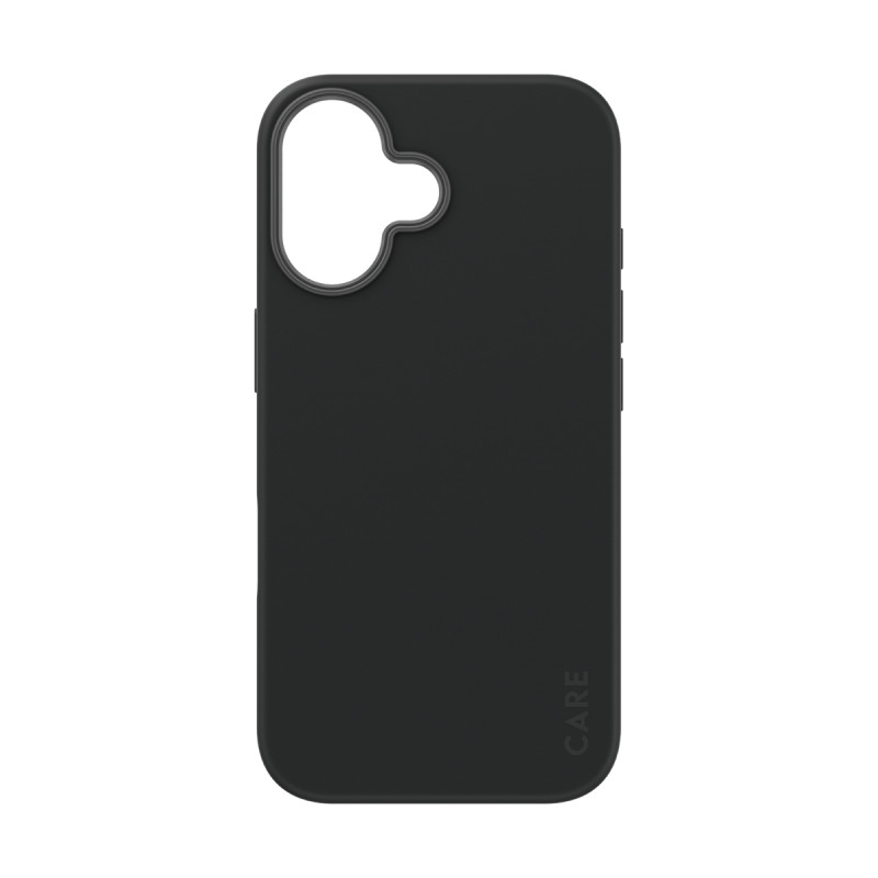 Гръб CARE by PanzerGlass Fashionable за iPhone 16, w. MagSafe - Черен