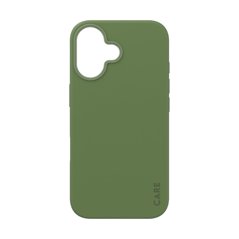 Гръб CARE by PanzerGlass Fashionable за iPhone 16, w. MagSafe - Зелен