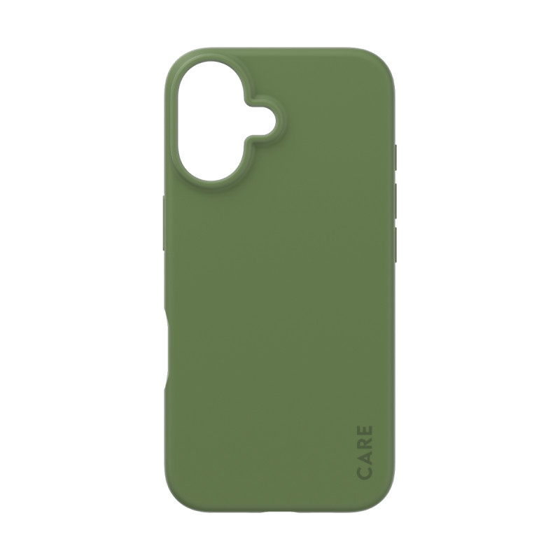 Гръб CARE by PanzerGlass Fashionable за iPhone 16 - Зелен