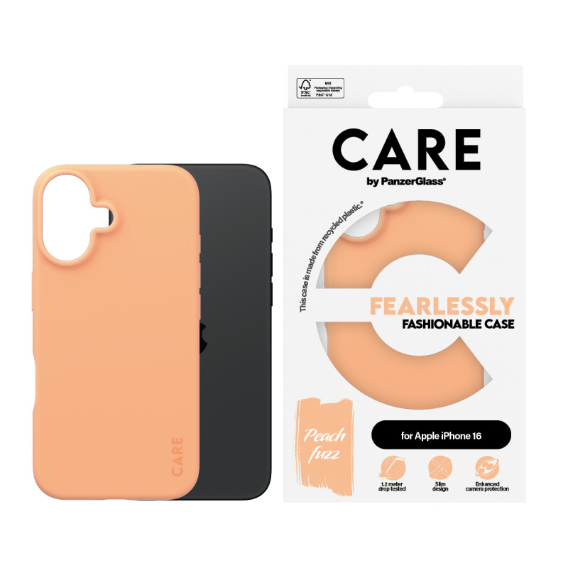 Гръб CARE by PanzerGlass Fashionable за iPhone 16 ...