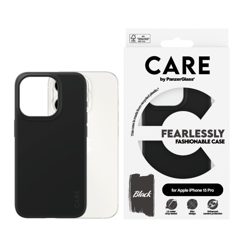 Гръб CARE by PanzerGlass за iPhone 15 Pro, Fashion...