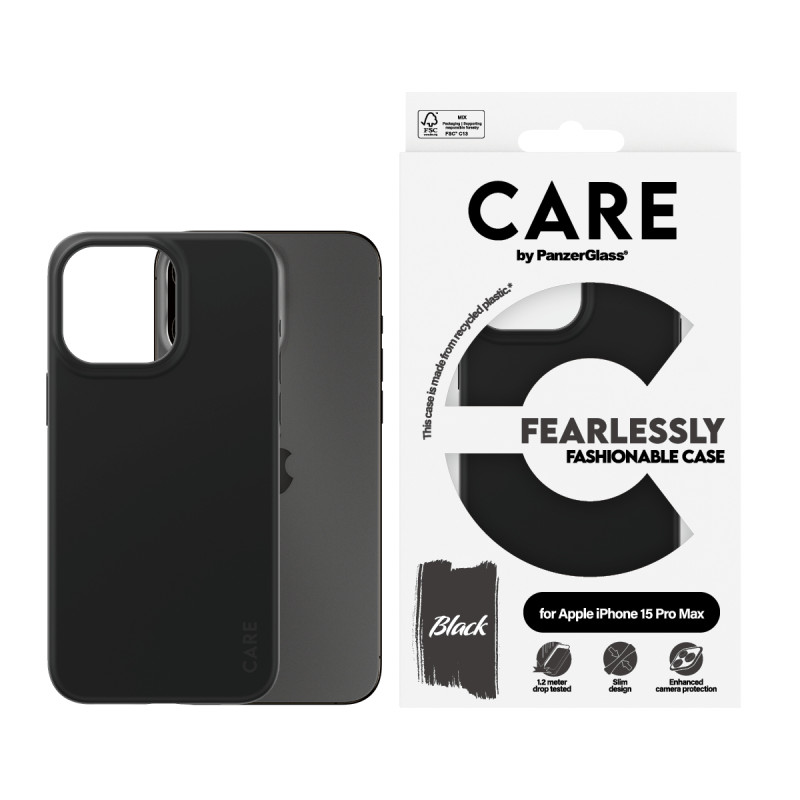 Гръб CARE by PanzerGlass за iPhone 15 Pro Max, Fas...