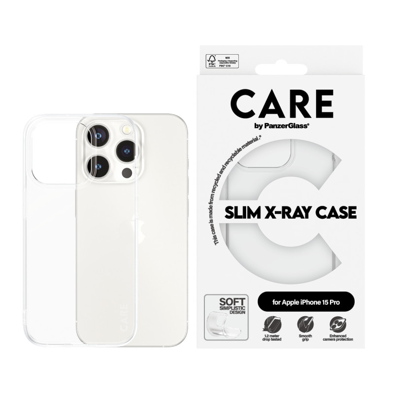 Гръб CARE by PanzerGlass за iPhone 15 Pro  Fashion...