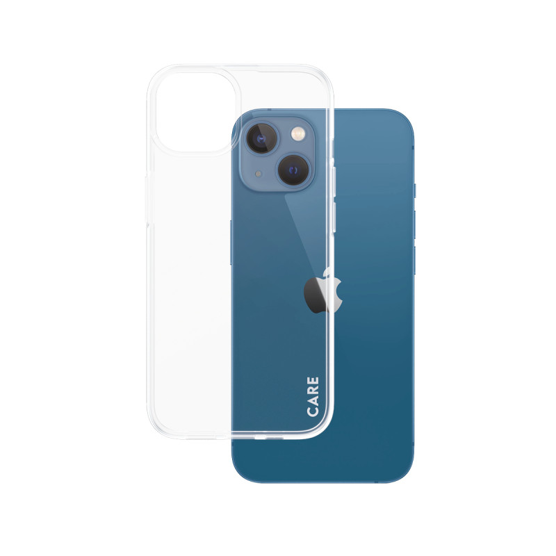 Гръб CARE by PanzerGlass за iPhone 14/13 Fashion X-Ray Soft - Прозрачен