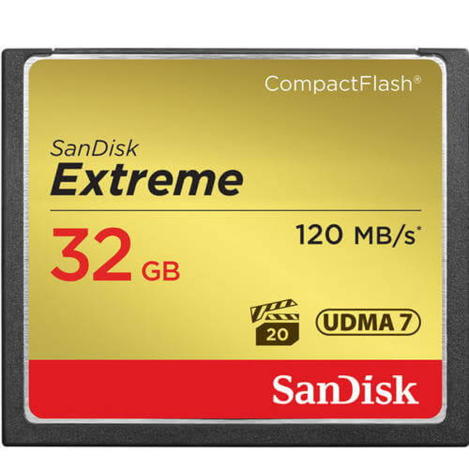 Мемори карта  SanDisk Extreme CF 120MB/s, 85MB/s write, UDMA7, 32GB,