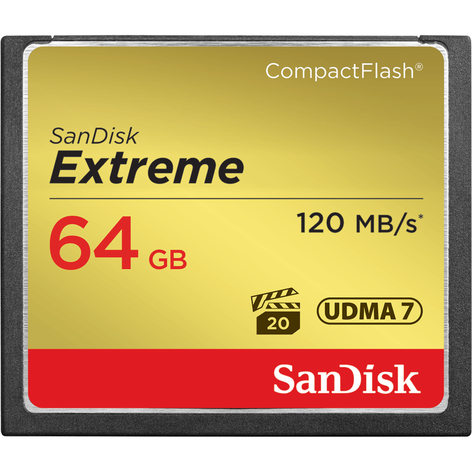 Мемори карта  SanDisk Extreme CF 120MB/s, 85MB/s write, UDMA7, 64GB,