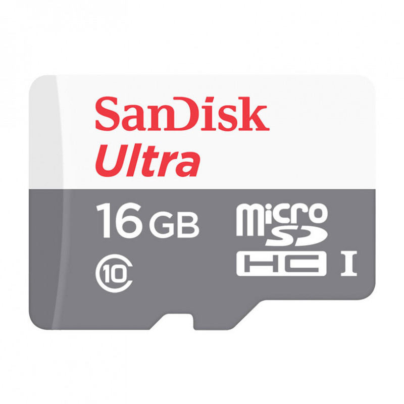 Карта памет San Disk mSD Ultra16GB 80MB с адаптер...