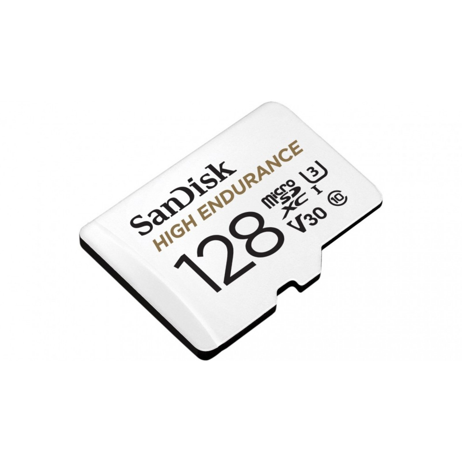 Мемори карта SanDisk High Endurance microSDXC 128GB + SD Adapter - for dash cams and home monitoring, up to 10,000 Hours, Full HD / 4K videos, up to 100/40 MB/s Read/Write speeds, C10, U3, V30