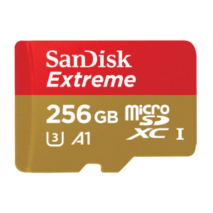 Мемори карта  SanDisk Extreme microSDXC 256GB + SD...