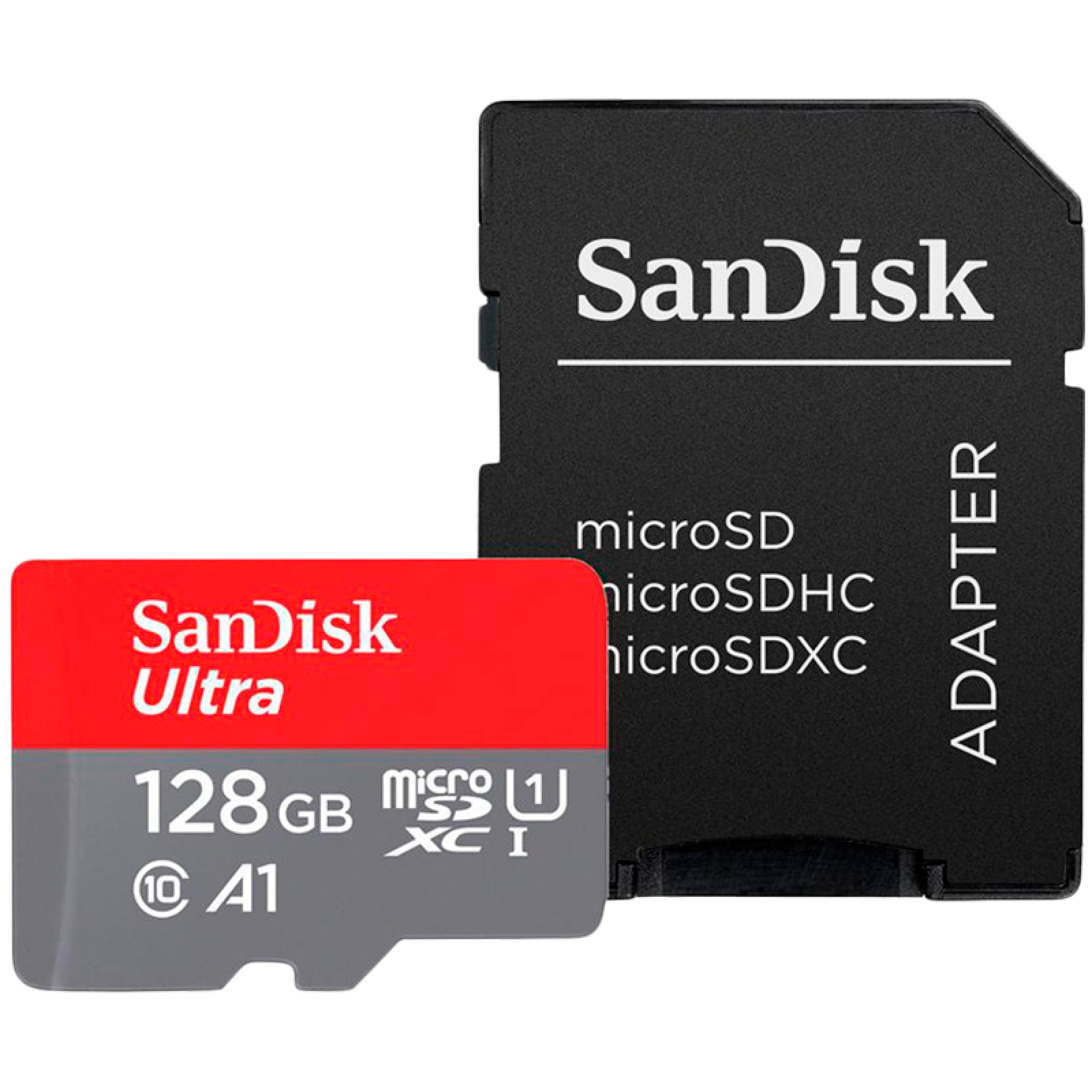 Мемори карта SanDisk Ultra microSDXC 128GB + SD Adapter 140MB/s A1 Class 10 UHS-I