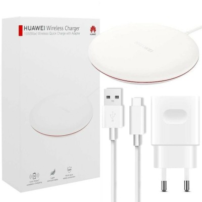 Безжично зарядно устройство Huawei CP60, 5A, Кабел Type C, White