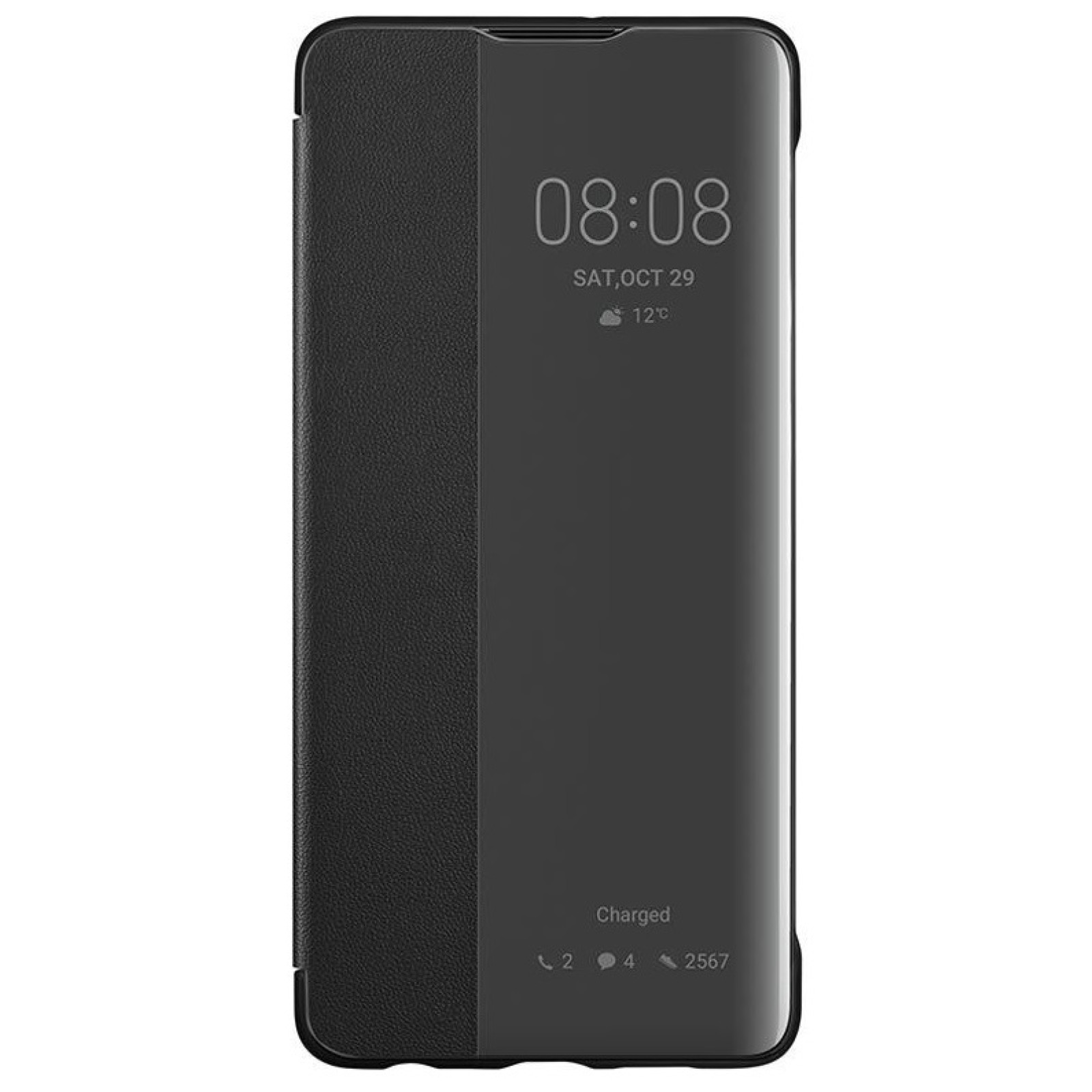 Калъф Original Flip View Cover за Huawei P30 - Черен