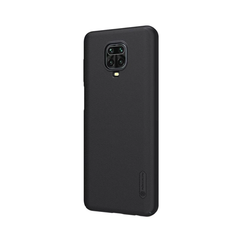 Гръб Nillkin Frosted Shiled Hard за Xiaomi Redmi Note 9 Pro / Note 9s - Черен