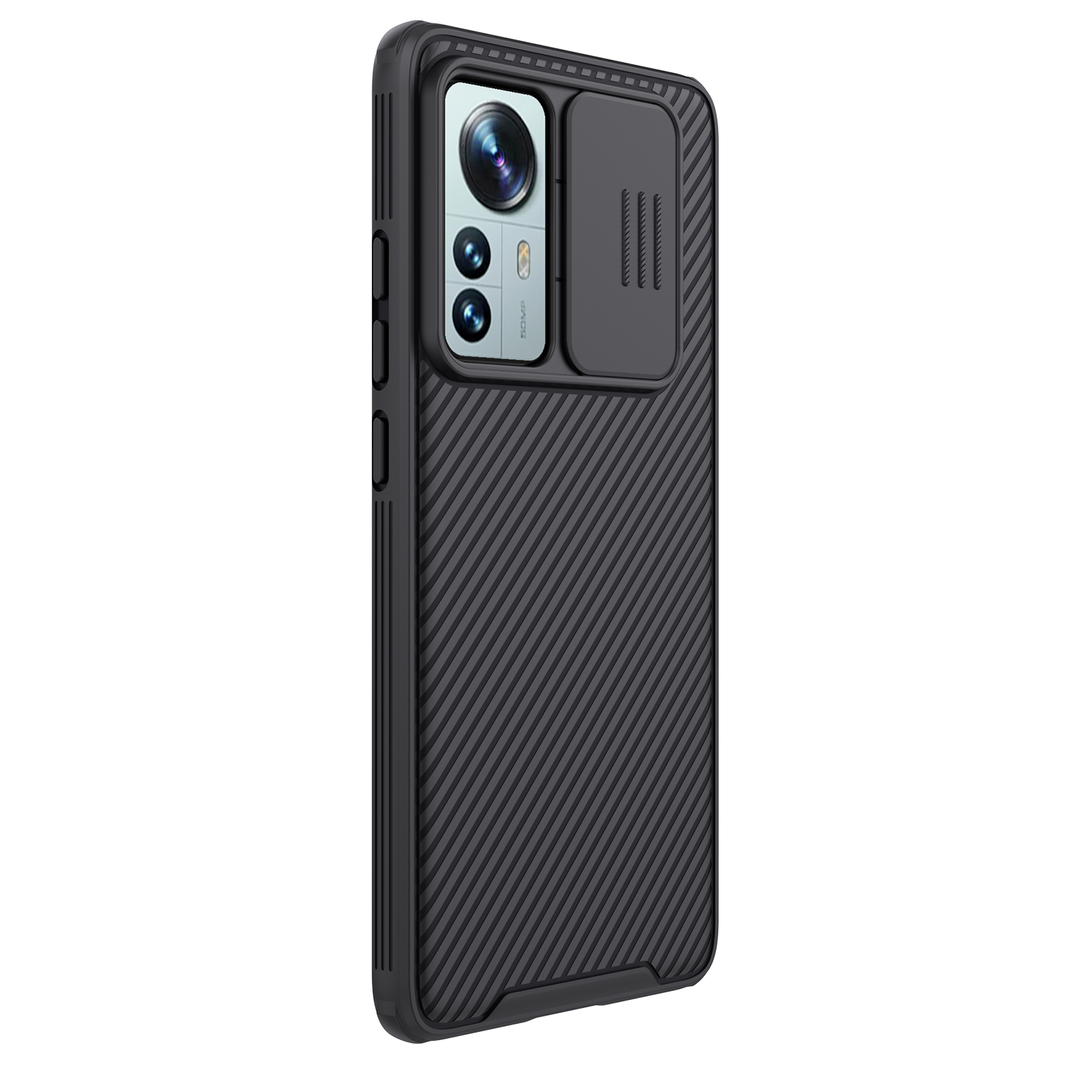 Гръб Nillkin CamShield PRO Hard Case за Xiaomi 12 Pro - Черен