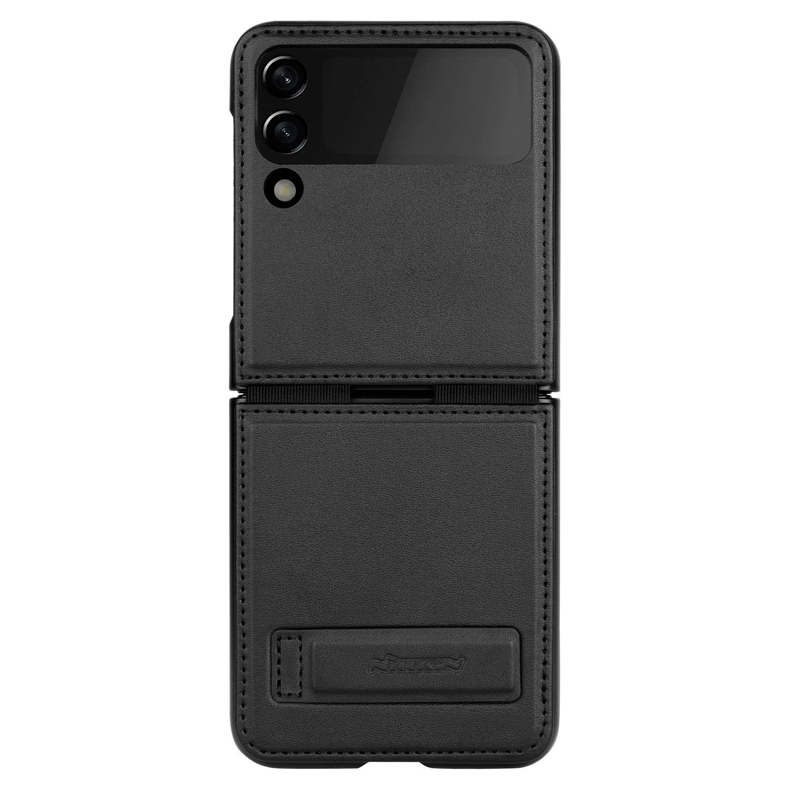 Калъф Nillkin Qin Leather за Samsung Z flip 4 - Черен