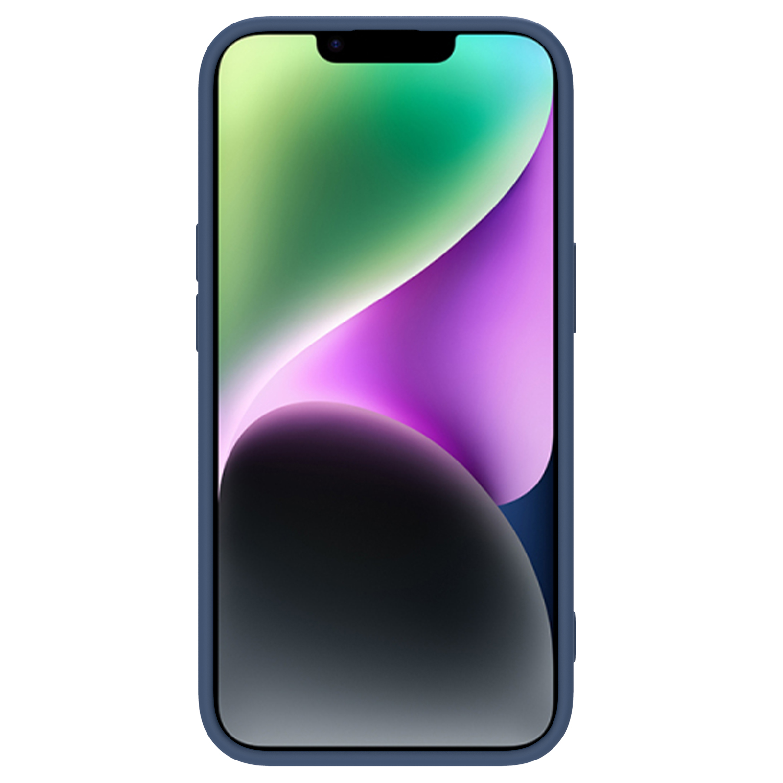 Гръб Nillkin CamShield Silky Magnetic silicone за Iphone 14 - Син