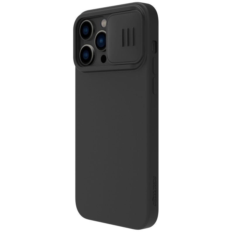 Гръб Nillkin CamShield Silky Magnetic silicone за Iphone 14 Pro - Черен