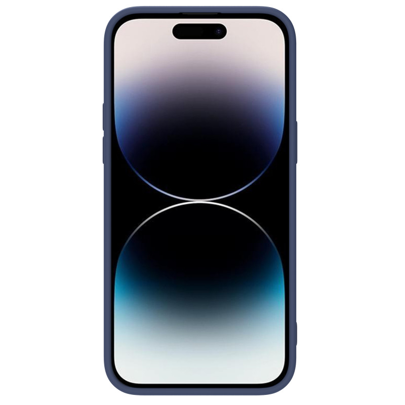 Гръб Nillkin CamShield Silky Magnetic silicone за Iphone 14 Pro - Син