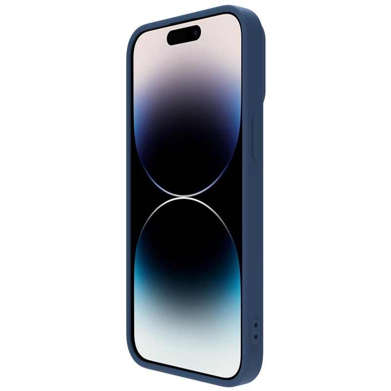 Гръб Nillkin CamShield Silky Magnetic silicone за Iphone 14 Pro - Син