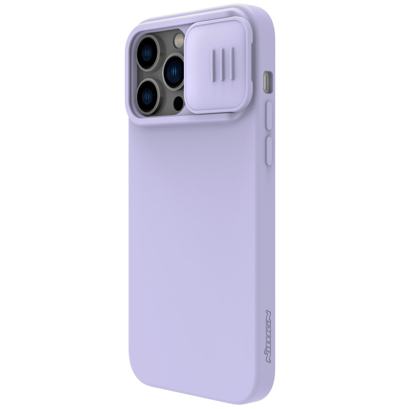 Гръб Nillkin CamShield Silky Magnetic silicone за Iphone 14 Pro - Лилав