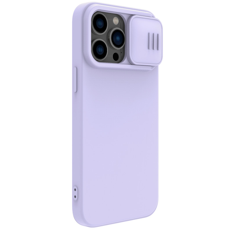 Гръб Nillkin CamShield Silky Magnetic silicone за Iphone 14 Pro - Лилав