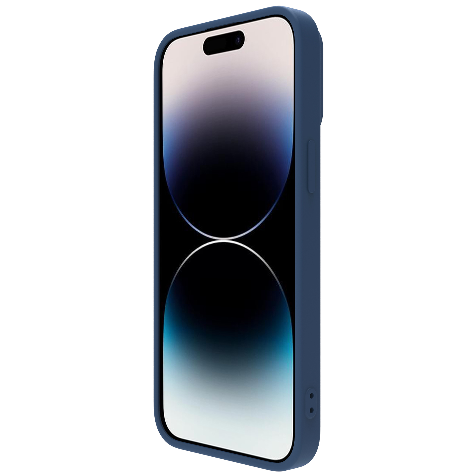 Гръб Nillkin CamShield Silky Magnetic silicone за iphone 14 Pro Max - Син