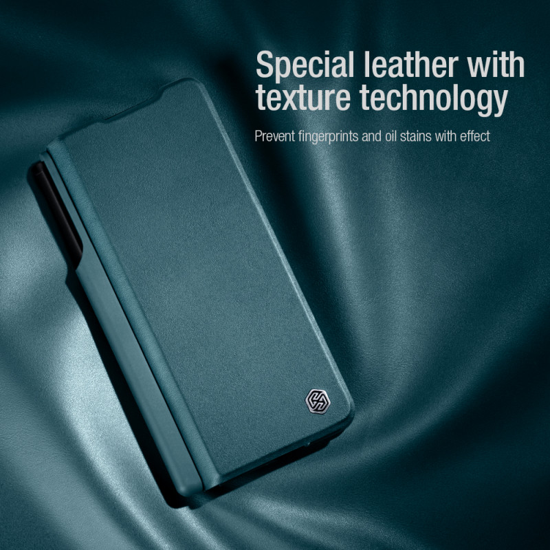 Калъф Nillkin Qin Pro Leather за Samsung Z fold 4 - Зелен